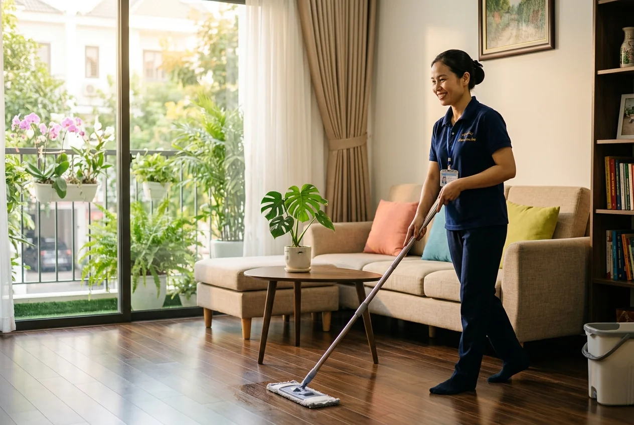 Thông tin liên hệ đặt lịch dọn nhà Nhà Sạch Hạ Long