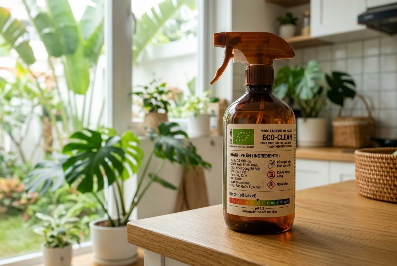 Cách đọc nhãn hóa chất dọn nhà an toàn