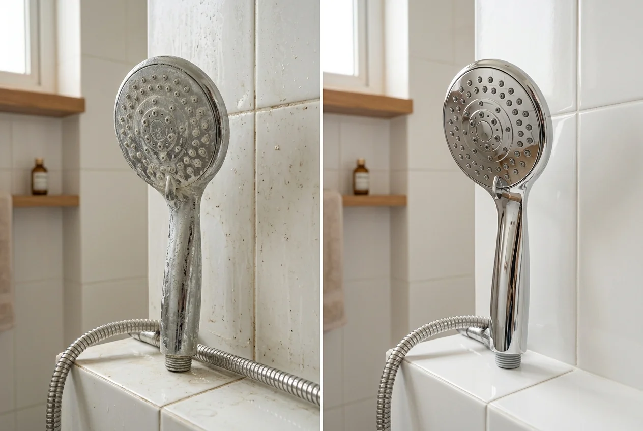 Dịch vụ tẩy vặn canxi và nấm mốc phòng tắm