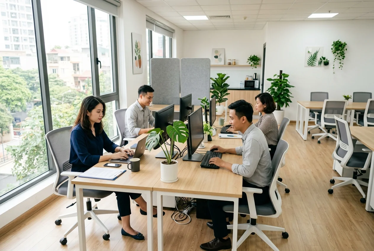 Lợi ích của vệ sinh văn phòng định kỳ - sức khỏe, năng suất và hình ảnh doanh nghiệp